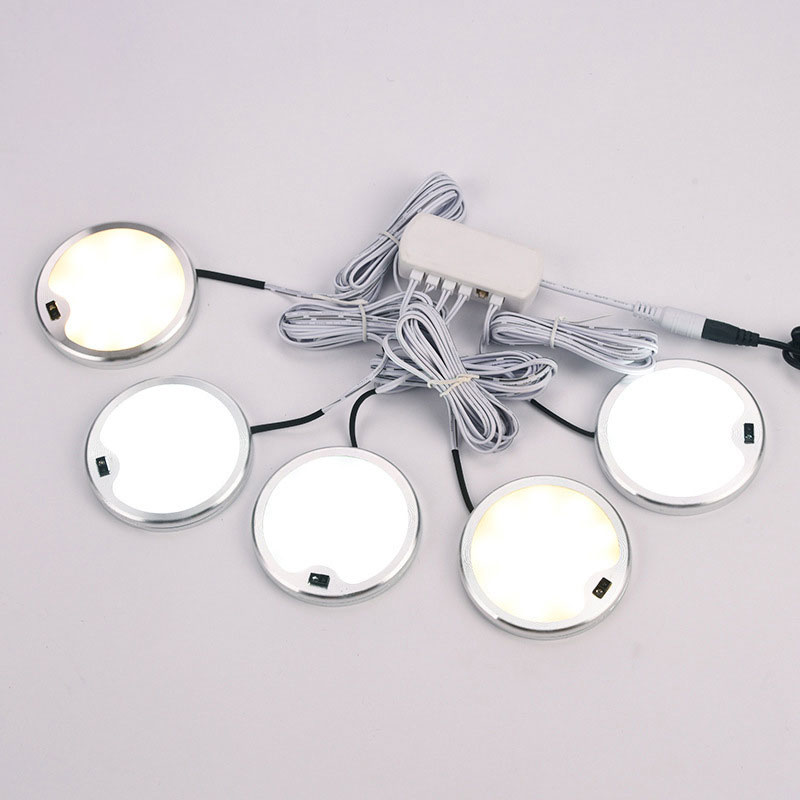 12 Volt Motion Sensor Dimmable White Puck Lights Small 80x8mm 12 Volt Motion Sensor Dimmable White Puck Lights Small 80x8mm